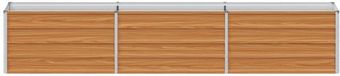 vidaXL Verhoogde plantenbak licht bruin 240 x 40 x 45 cm