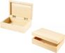 Merkloos / Sans marque Creativ Company B.V. Houten Sieradendoos - 4 stuks - 14 x 9 x 5 cm - Onbedrukt