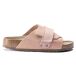 Birkenstock Sandales cuir nubuck/suède Kyoto