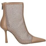 Steve Madden Arlette Booties Tan Mesh