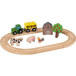LUPILU® Ensemble de train en bois (Ferme)