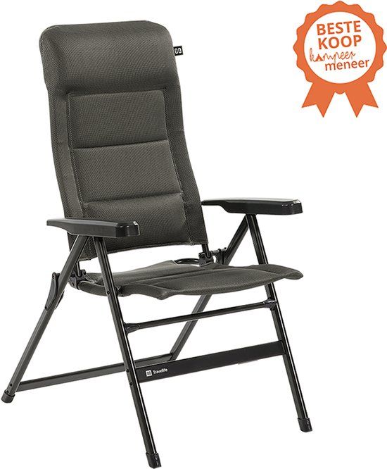 Travellife Barletta Standenstoel Comfort L - Grijs - 7 standen verstelbaar - 120 kg