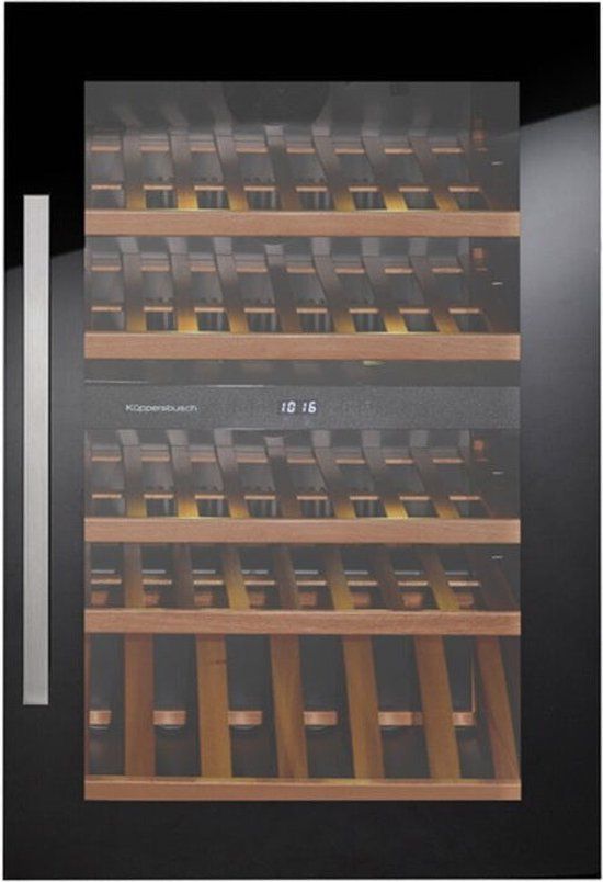 Küppersbusch FWK2800.0S Wijnkoelkast - 55 Flessen - Inbouw - Zwart