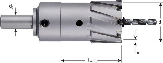 Rotec HM Gatfrees 'Heavy Duty', Tmax:55, ø65,0