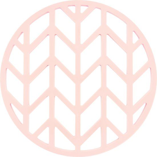 Krumble Pannenonderzetter - Pijlen - Diameter 14 cm - Roze