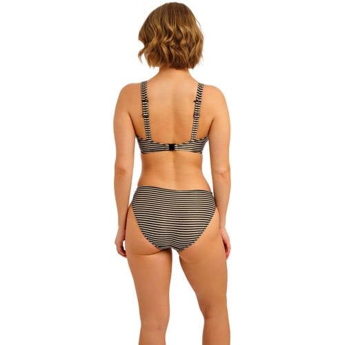 Freya Arizona Wave niet-voorgevormde beugel bikinitop met lurex zwart/beige