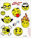 4R Quattroerre.it 8096 Sticker Smileys, 14 x 16 cm
