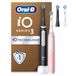 Oral-B iO3 Duopack Zwarte/Roze Elektrische Tandenborstel