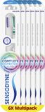 Sensodyne Complete Protection - Brosse à dents - Lot économique 6 pièces
