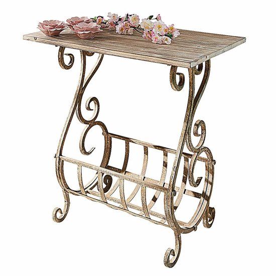 LOBERON Sidetable Ciattos antiekbruin