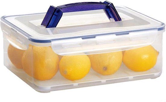 Lock&Lock multifunctionele box 4,8 l met afvoerrooster en handgreep