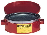 JUSTRITE Carafes de sécurité pour établi 1 litre ROUGE