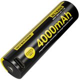 Nitecore NL1840R 18650 accu USB-C oplaadbare Li-ion, 4000 mAh