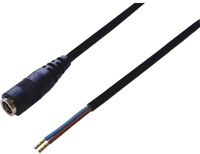 BKL Electronic DC-connector DC-koppeling - Adereindhulzen 2.1 mm 0.75 m 1 stuk(s) Single