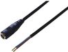 BKL Electronic DC-connector DC-koppeling - Adereindhulzen 2.1 mm 0.75 m 1 stuk(s) Single