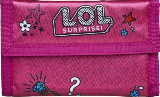 4KidsOnly Undercover LOL Surprise Portemonnee met Klittenband voor Kinderen - Roze