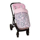 Babyline Game stoelvoetenzak, met handschoenen, roze
