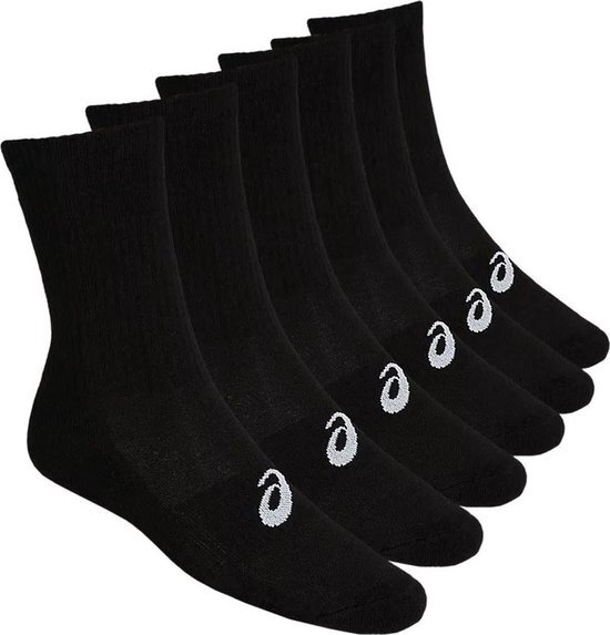 ASICS Crew Socks 6-Pack, performance black