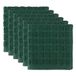 DII Massief Windowpane Vaatdoek Set, Katoenen Stof, Donkergroen, 12x12