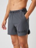 Björn Borg 6'' Korte Sportbroek Heren - Asphalt Grijs - Maat XXL