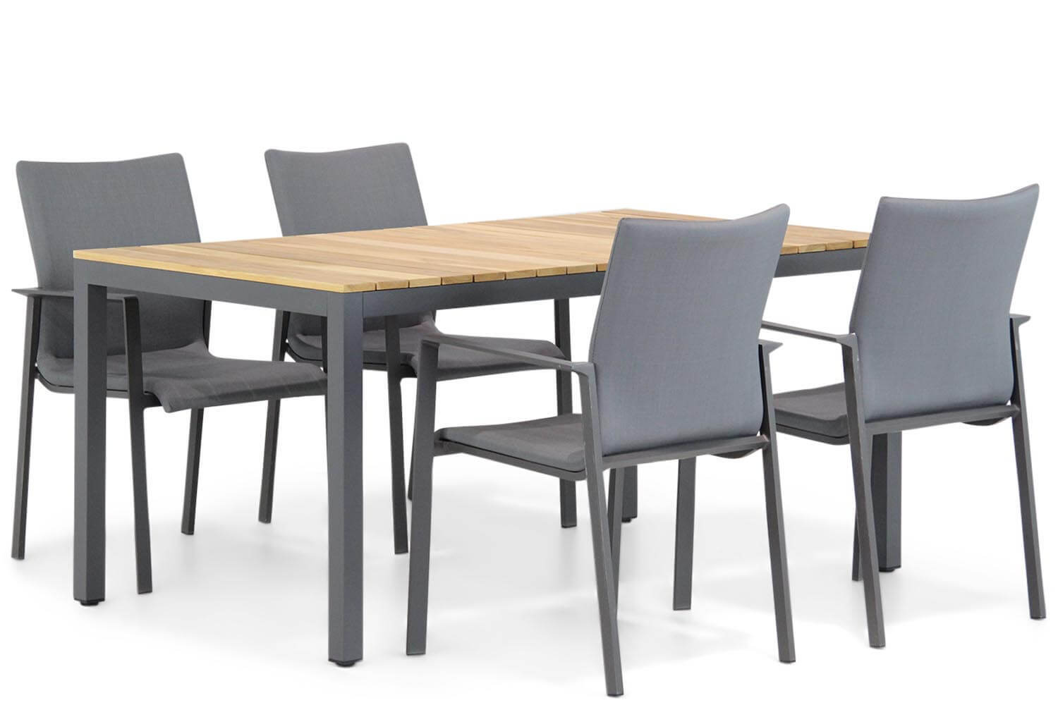 Lifestyle Garden Furniture Lifestyle Rome/Mazzarino 160 cm dining tuinset 5-delig