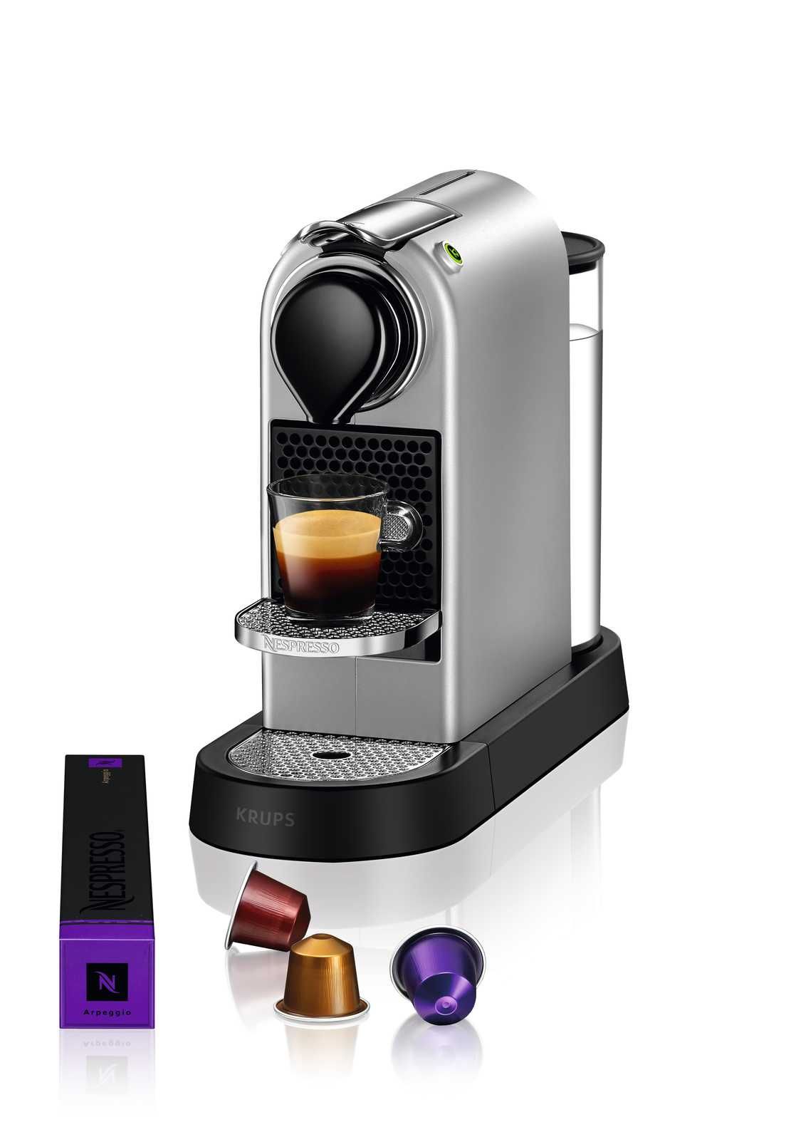 Krups Nespresso Citiz XN741B - Koffiecupmachine - Zilver