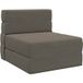 Vidaxl Canapé-lit Pliable Gris Clair 70 x 80 x 60 cm Tissu