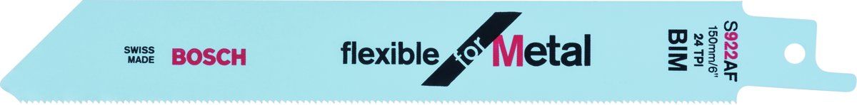 Bosch Bosch Reciprozaagblad S 922 AF Flexible for Metal - 2 stuks