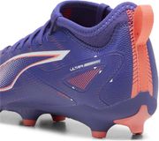 PUMA ULTRA 5 MATCH FG/AG Jr Unisex Sportschoenen - Lapis Lazuli-PUMA White-Sunset Glow - Maat 38