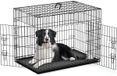 Nobleza Bench voor hond en kat - Draadbench - Metaaldraad - Zwart - M - Breedte 75 cm, diepte 48,5 cm, hoogte 53 cm