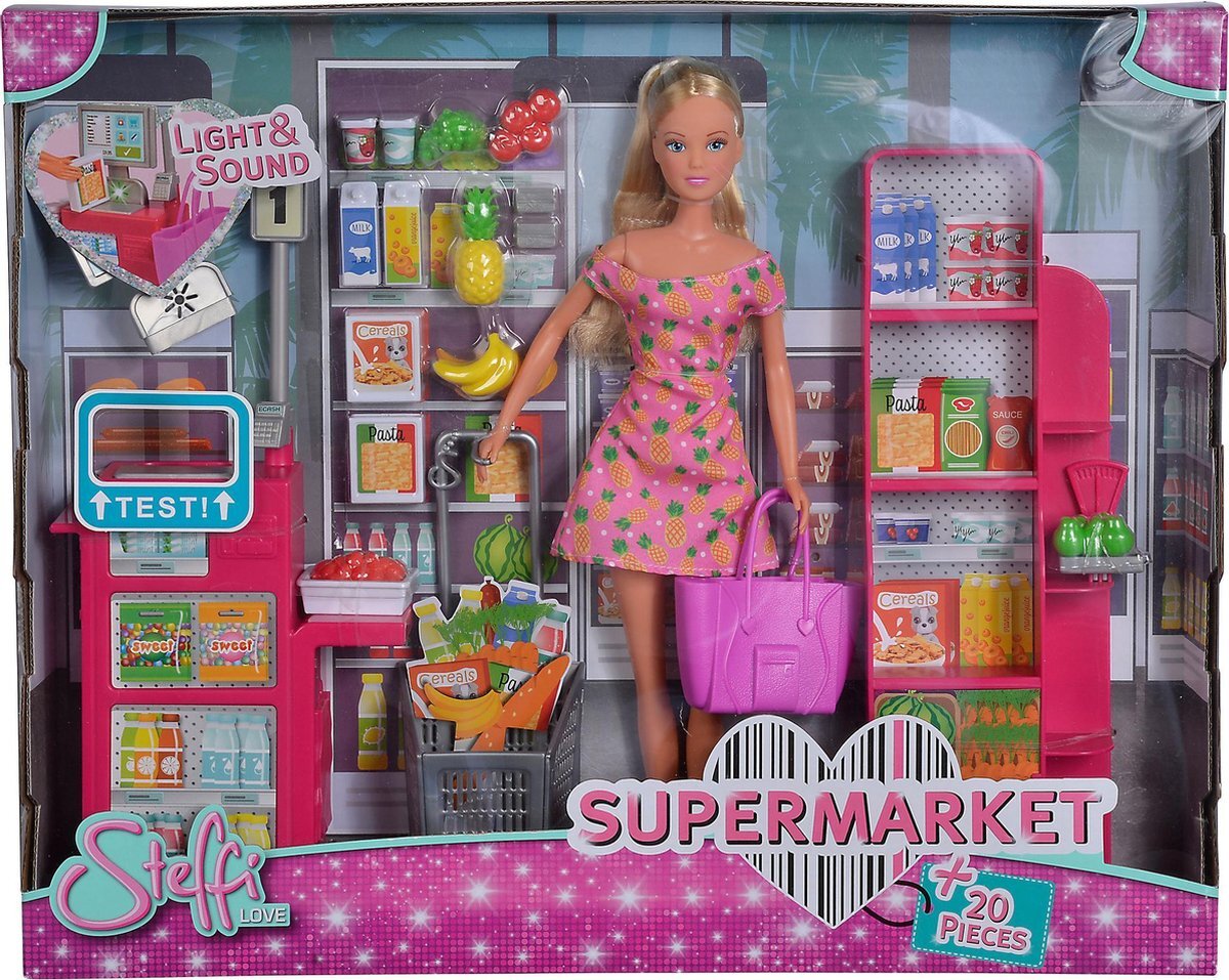 simba Steffi Love Supermarkt - Poppenset