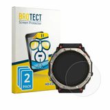 BROTECT - Screenprotector voor Huami Amazfit T-Rex Dual Solar - Folie Beschermfolie transparant 2 Stuks