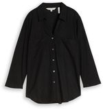 Tom Tailor - Chemisier en lin - Taille 34 - noir profond