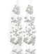 Decoris guirlande boules de neige - 2x - blanc - 78 cm