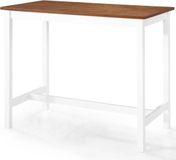 vidaXL Bartafel Massief Hout Bruin 108x60x91 cm