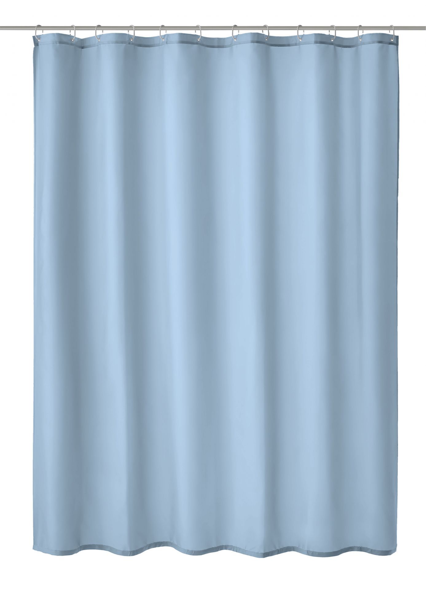 KLEINE WOLKE Kito Douchegordijn - blauw - polyester - 200cm