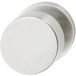 Häfele Bouton de porte en acier inoxydable mat Bouton plat sur rosace ronde, pivotant