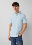 s.Oliver Polo-Shirt Lichtblauw 3XL