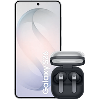 Samsung Galaxy S26 512GB Wit 5G + Samsung Galaxy Buds4 Pro Zwart
