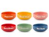 H&H Set 12 Ciotoline Vibes In New Bone China Cm 13