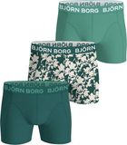Bjorn Borg Boxers 3Pack Groen - Maat XL - Heren - Boxershorts