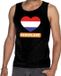 Bellatio Decorations Shoppartners Bv Zwart Nederland hart in vlag singlet/ mouwloos shirt heren - Koningsdag/voetbal kleding S
