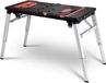 Happiq Table de travail multifonctionnelle - Pliable - Établi 7-en-1 - Plastique/Acier/Aluminium - 108,40 cm x 54,60 cm x 78 cm - Max. 100 kg