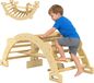 Montessori Klimrek - 2-en-1 Klimboog en Schommelpaard