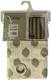 HomeMaison.com HM69851493 Gordijn, Jacquard Polyester Ivoor/Taupe 140 x 260 cm