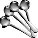 Unyqoos® Set de 4 cuillères à soupe en acier inoxydable
