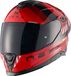 Nexx Y.100R Fade Rouge Noir Casque intégral - Taille S