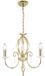Steady Lighting Bohemian Kroonluchter - Metaal - Brons - E14 - 38cm