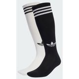 adidas Originals Chaussettes montantes 3 bandes (2 paires), pointure 43-45