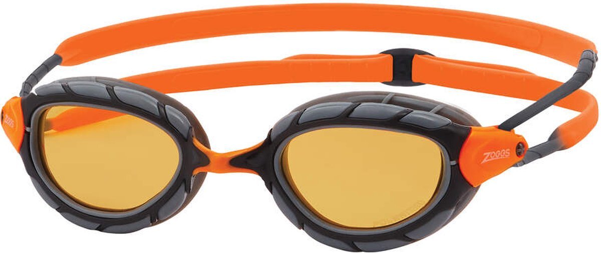 Zoggs Predator PolUltra Zwembril Grey Orange Polarized Copper Regular Fit